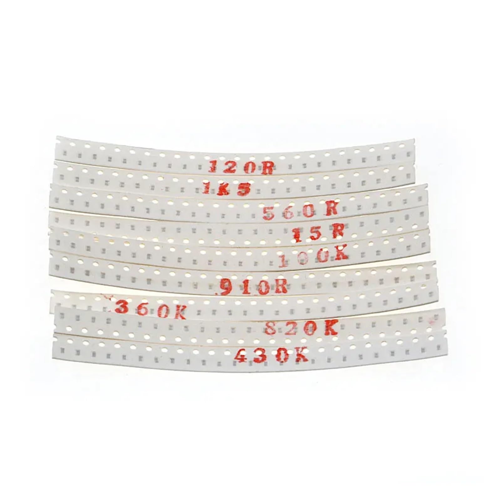 4250pcs/lot 170Value x 25pcs 0603 0R-10MR 1/10W SMD Chip Fixed Resistor Kit Electronic Component Package