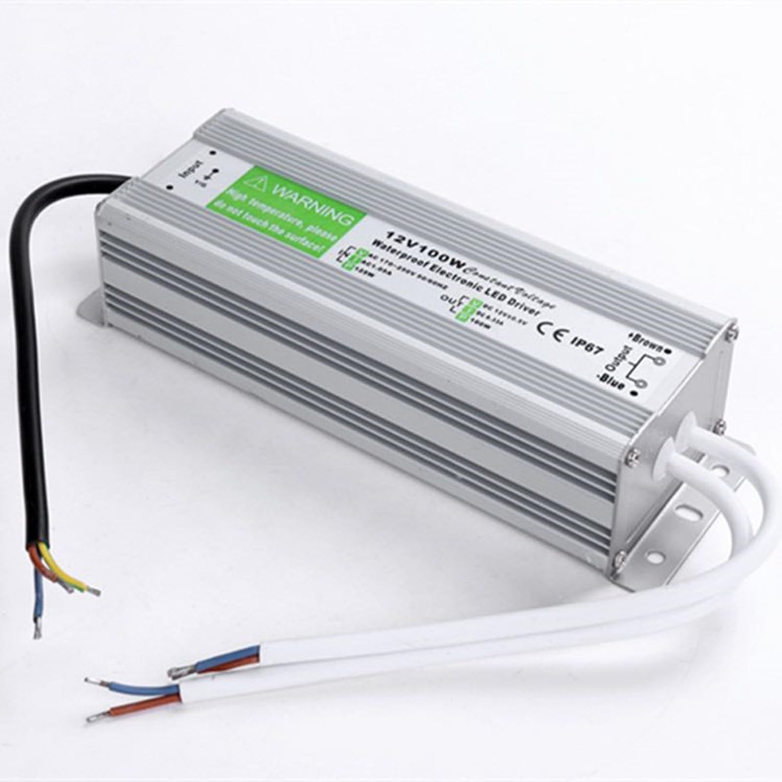 Cienki transformator LED, wodoodporny przetwornik napięcia IP67, konwerter 220 V, wodoodporny adapter napięcia stałego DC12 V/24 V (36 W, 24 V)