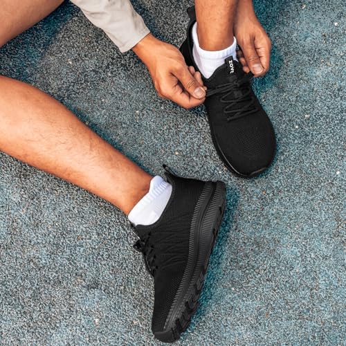 Image of ZOVE Wide Toe Box Shoes for Men Extra Wide Width Sneakers Non-Slip Ultra Light Wide Tennis Running Shoes Breathable Casual Walking Sneakers Diabetes Workout Gym Jogging Sports