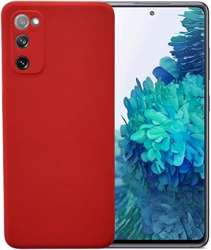 Miniatura 8 de Compatible con Samsung Galaxy S20 FE o S20 FE 5G gel de silicona líquida suave teléfono celular móvil básico carcasa trasera cubierta (verde azulado)