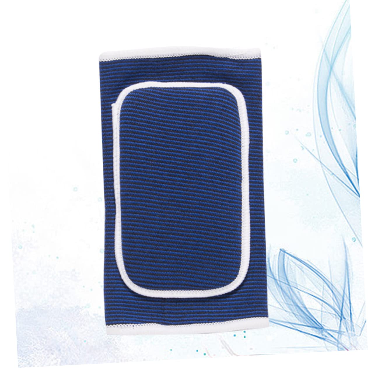 ifundom 1Pair Sports Fitness Elbow Sleeve Knitted Thick Sponge Support Pads Elbow Brace for Basketball Football Volleyball Weightlifting Yoga and Blue