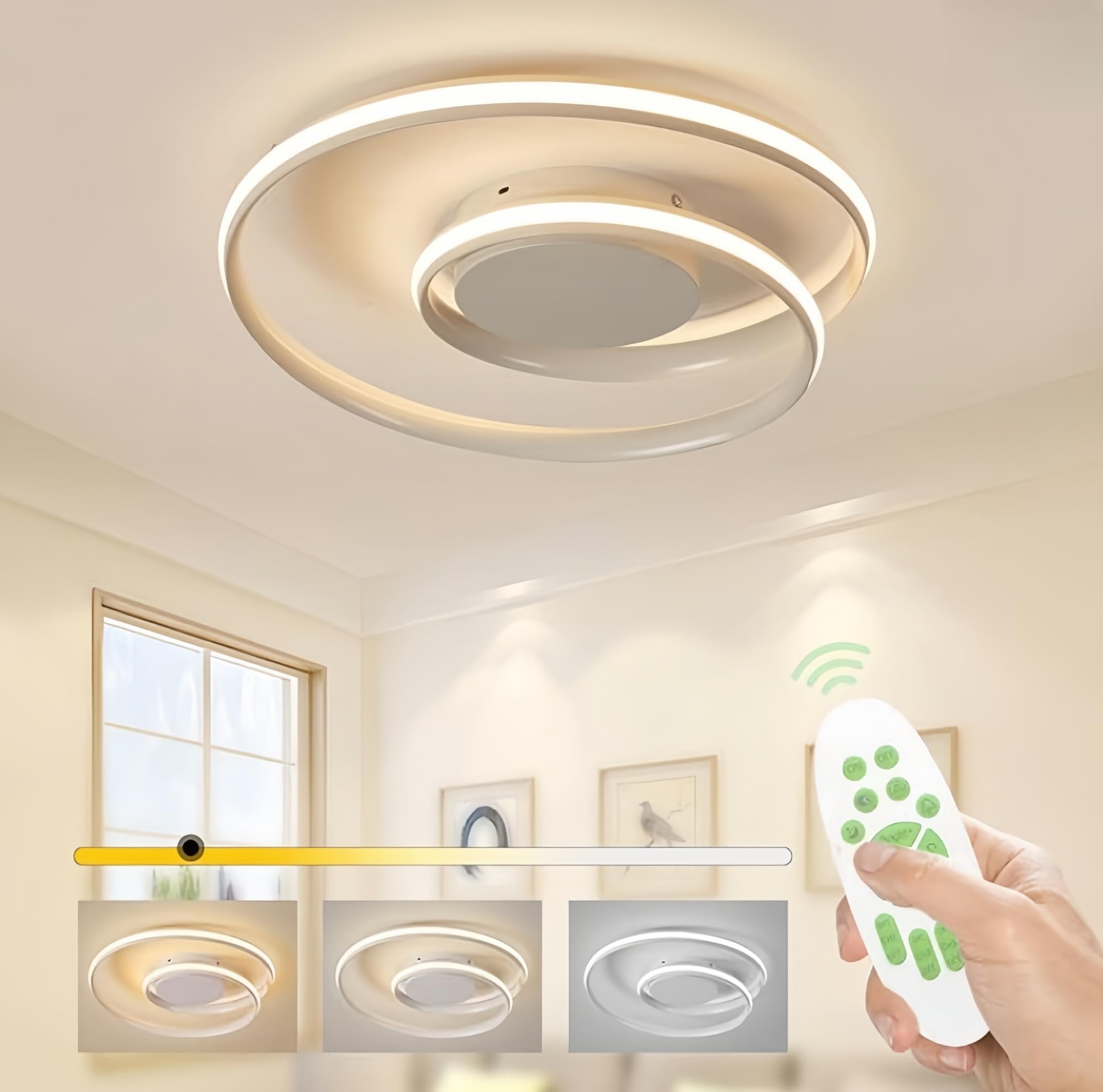 Sky angle New chandeliers 6-15 bianco (Bianco, Dimmerabile 3000-6000k)