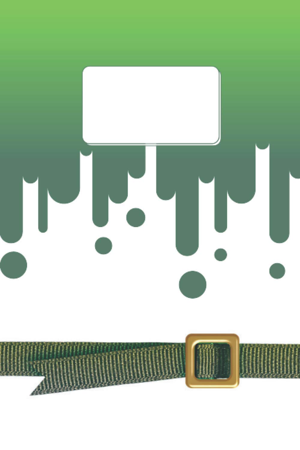 Gepunktetes Notizbuch A5 mit 100 nummerierten Seiten| Dotted Journal 50 Blätter ohne Rand| Einfach schreiben mit grauen Hilfs- Stütz- Punkte: NATUR ... Skizzen| WEIß GRÜN| Tolles Design mit GÜRTEL