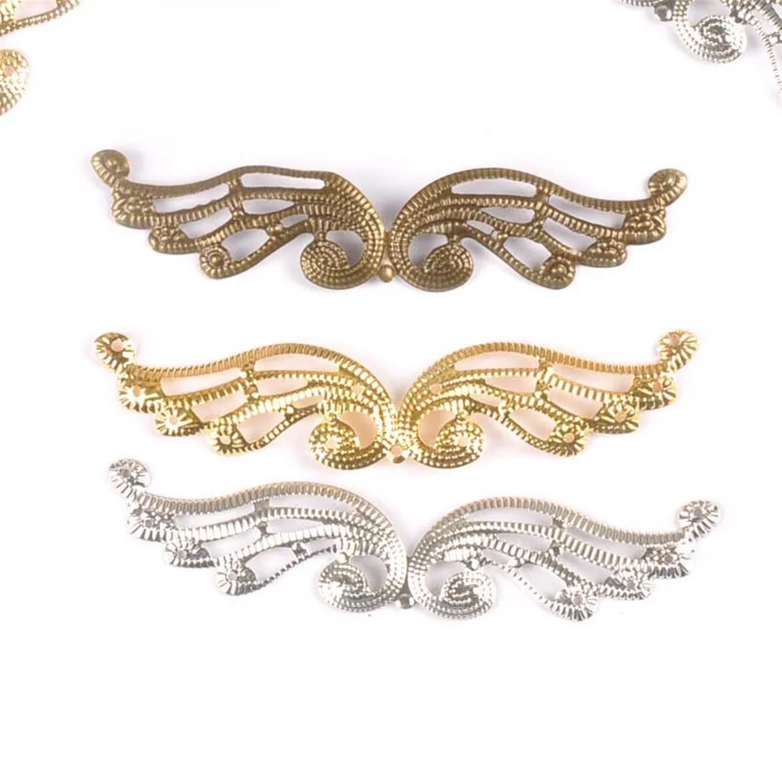 Ochraniacz narożników, Ochraniacz narożników książ 10 szt. 3 kolory metalowych łączników do rękodzieła DIY Scrapbooking Dekoracje domu Akcesoria(Gold)