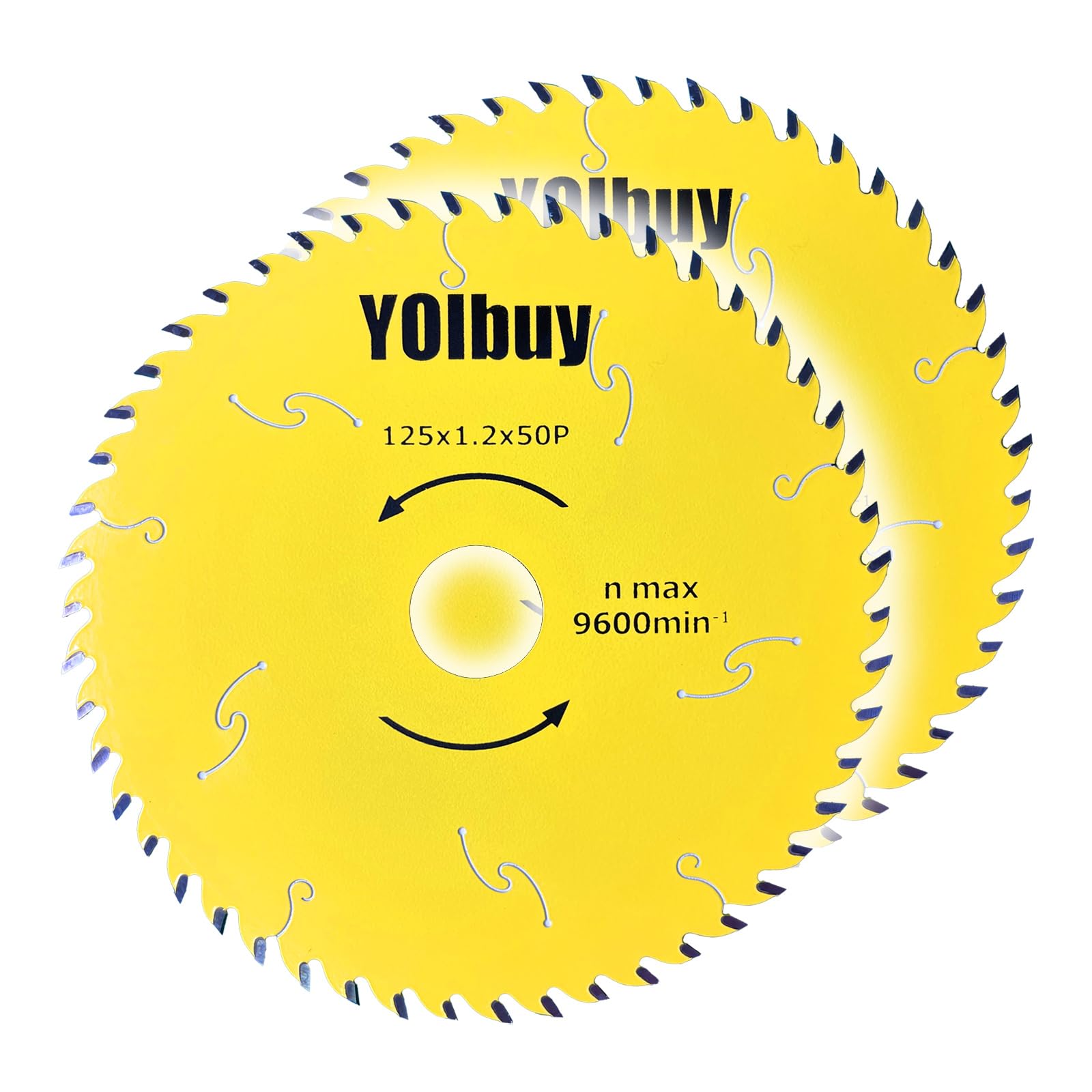 Amazon.co.jp: YOIbuy PRO 125mm 50P 二枚セット品 丸鋸刃 チップソー