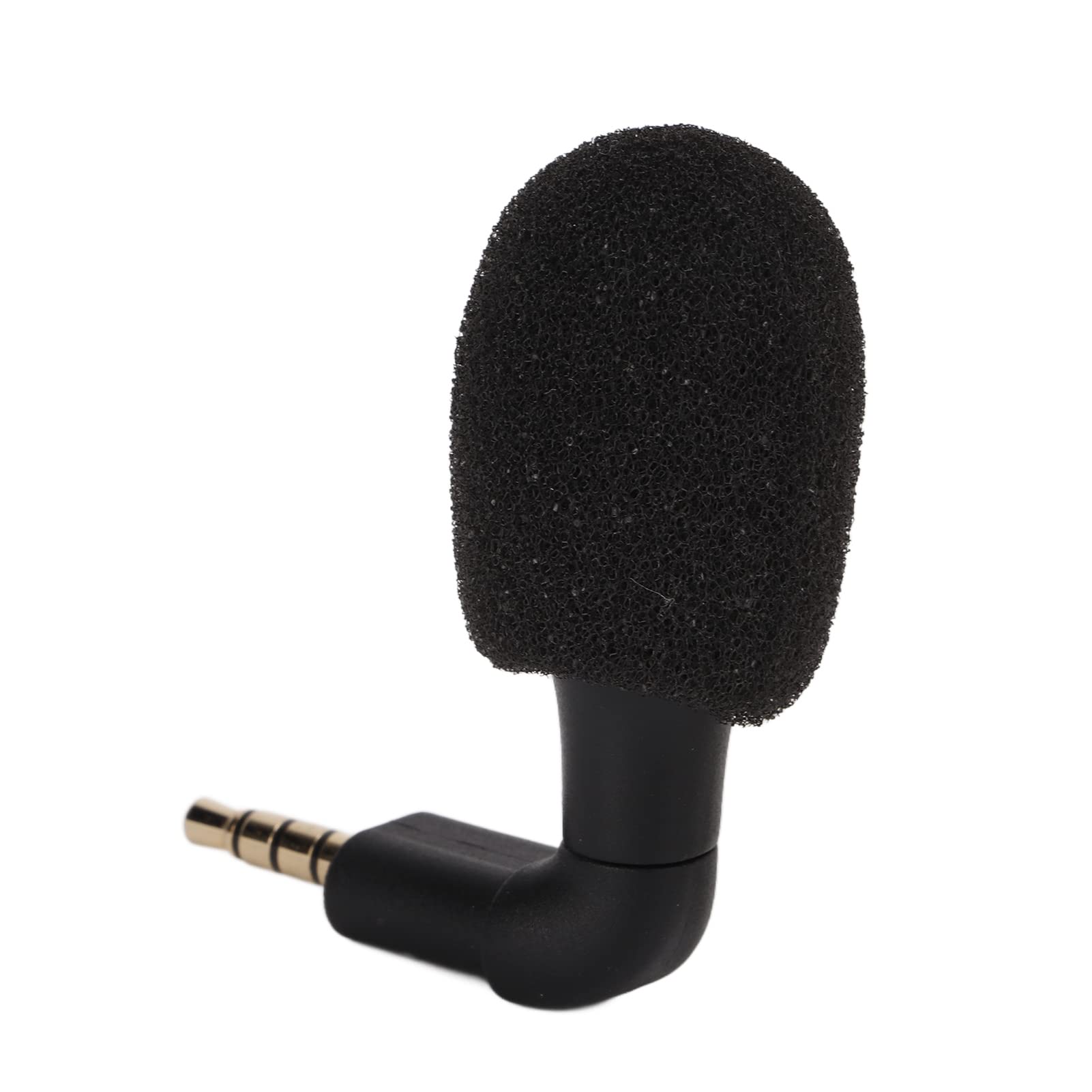 Vbestlife Mini omni kierunkowy mikrofon jack 3,5 mm, przenośny mikrofon audio przestrzenny 360 stopni do smartfona, do czatu głosowego, wideokonferencji