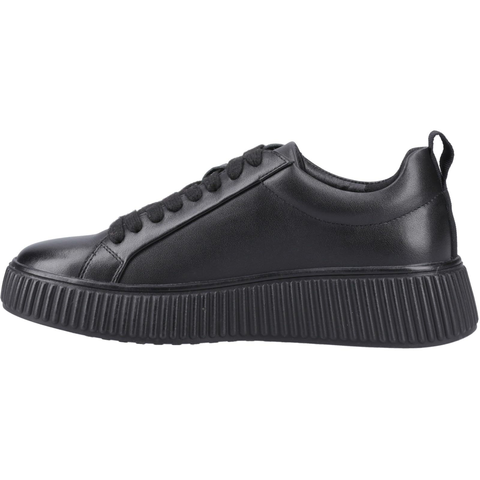 Hush Puppies Female Harlow Sneaker, Black, 4