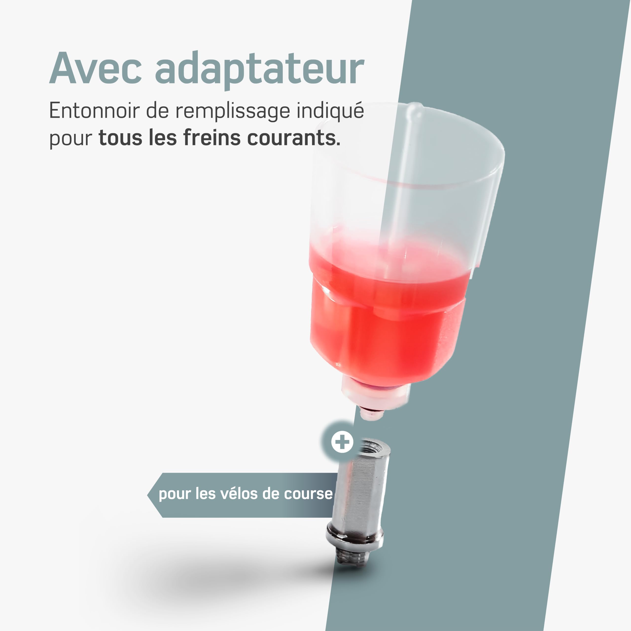 Borgen Kit de purge pour freins à disque Shimano - Kit de purge avec instructions (français non garanti) pour Deore, Dura Ace, Saint, XT etc. Avec huile minérale pour freins à disque hydrauliques