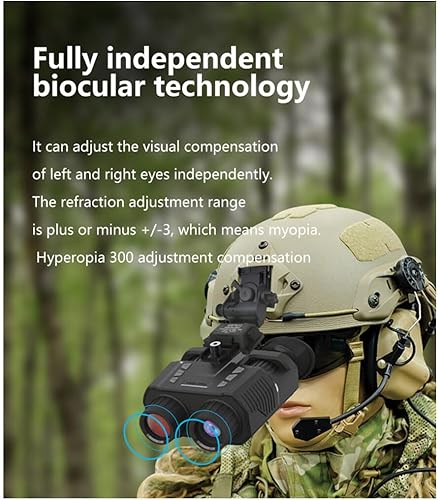 Miniatura 2 de Aetheria NV8000 - Gafas de visión nocturna montadas en la cabeza, prismáticos de visión nocturna infrarroja 3D 4K con tarjeta de memoria de 32 GB,