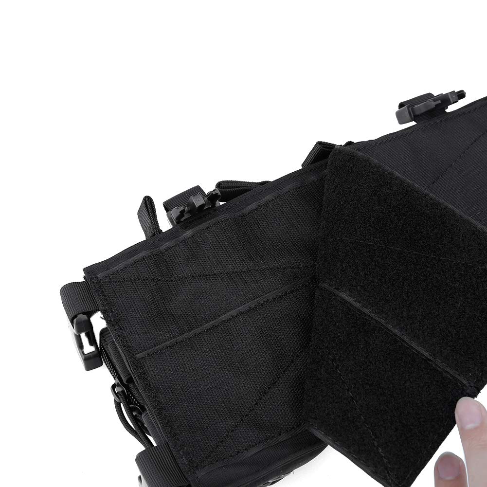 Gilet tactique à la poitrine Rig Assault 500D Molle Gilet tactique à poches multiples