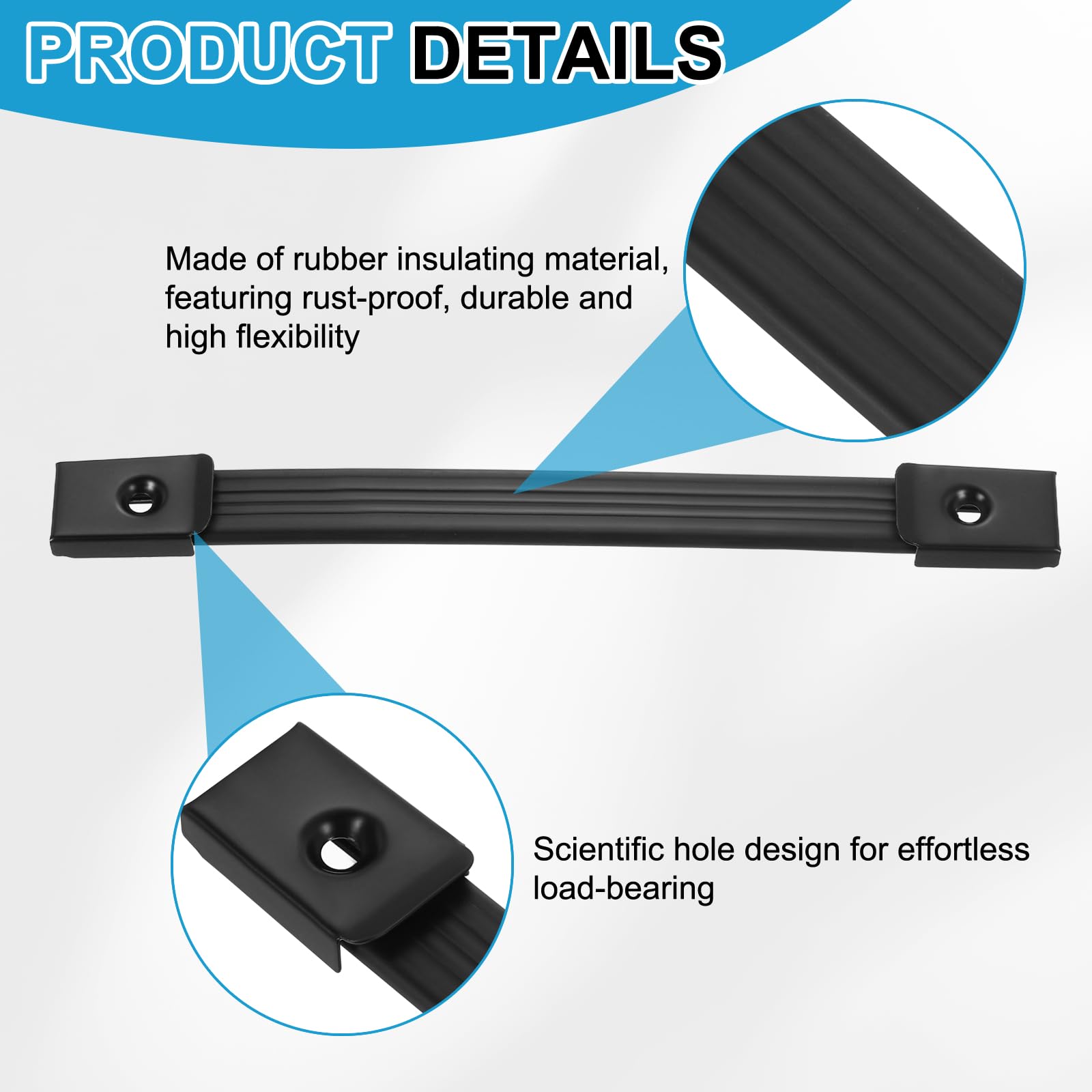 PATIKIL 2 Pieces 9.7 Inches Speaker Cabinet Strap Handles - Image 3