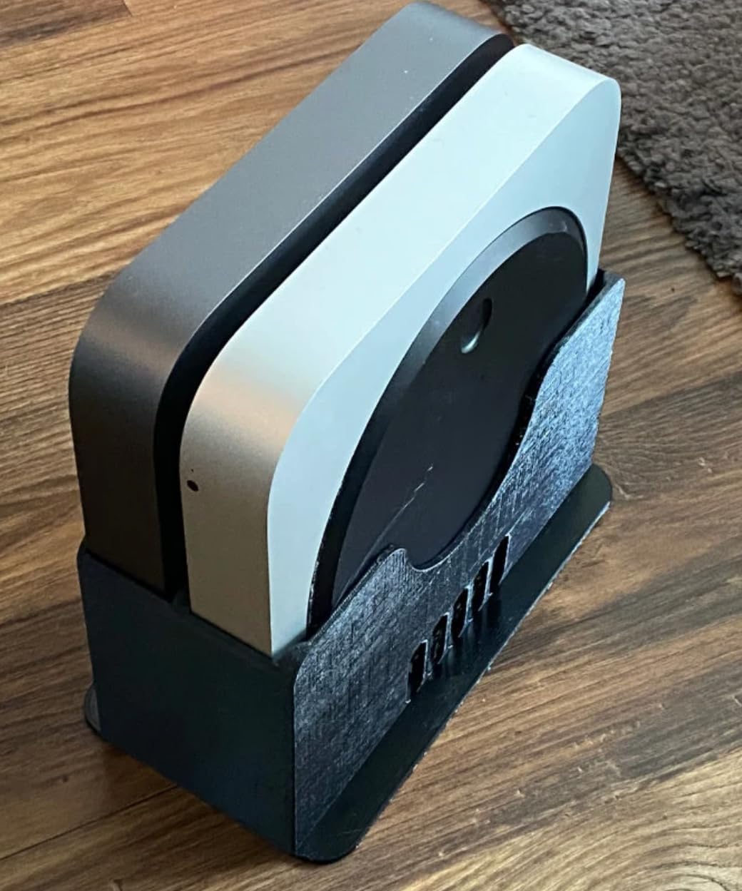 Mac mini Vertical Dock | Multi-Mac mini Storage | Mac mini Server | Mac mini Holder | Mac mini Stand | Gift for Techy (Single (1), Dark Blue)