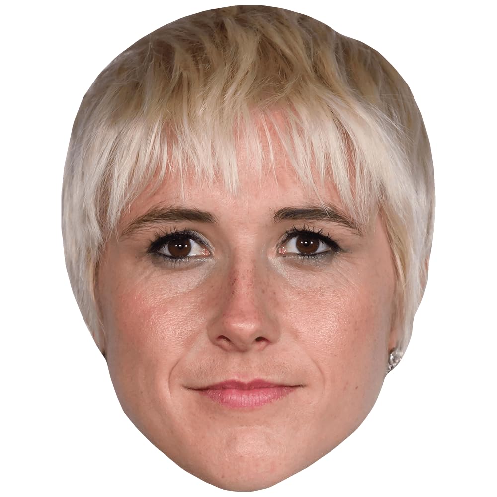 Celebrity Cutouts Lifelike Maisie Adam (Fringe) Celebrity Mask, Flat Card Face, Fancy Dress Mask