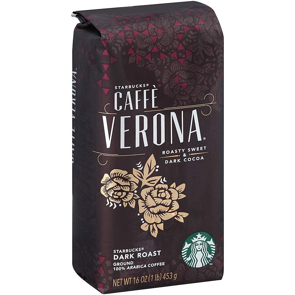 Starbucks Caffe Verona Dark Roast Ground Coffee