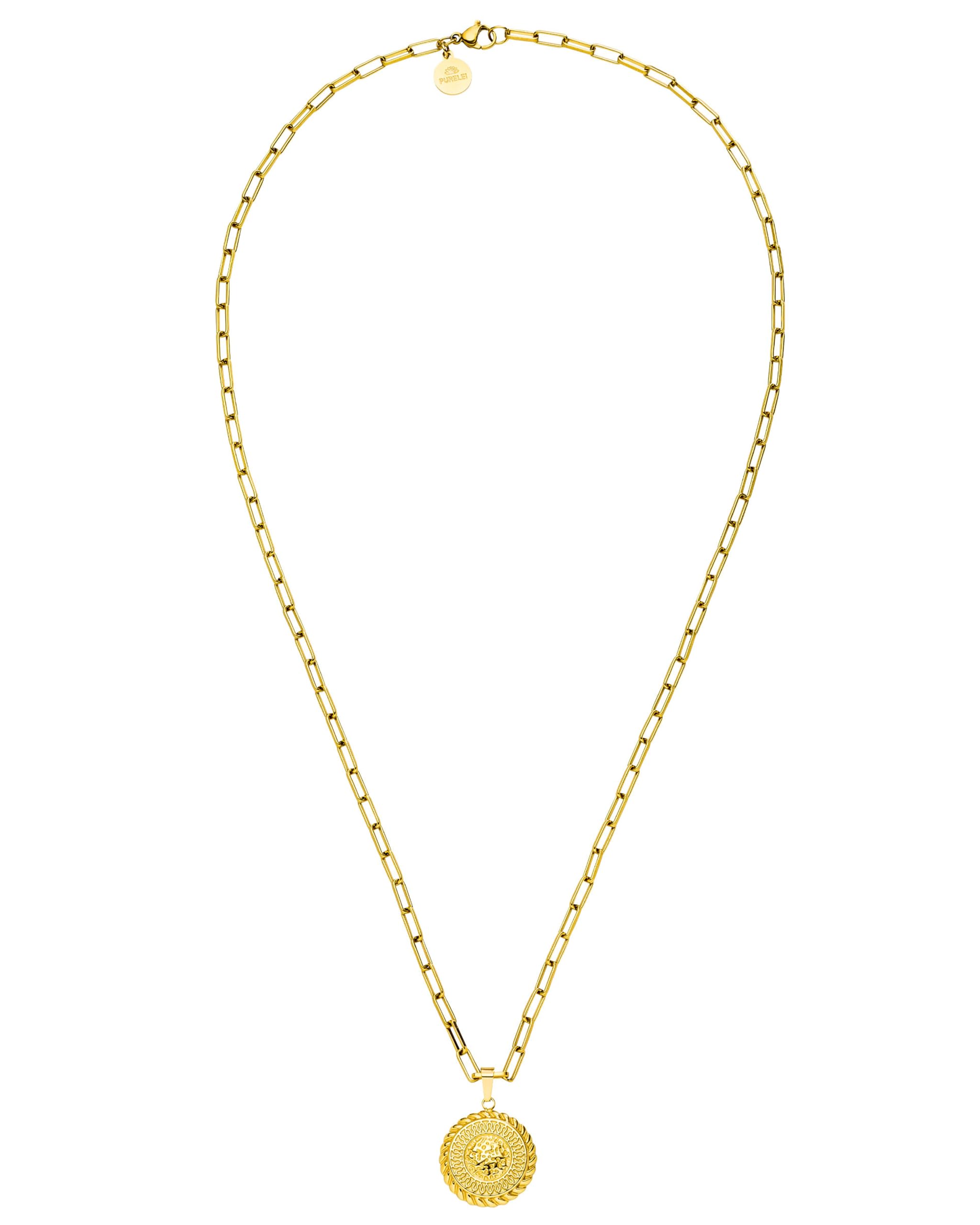 Purelei Waina Kette Damen – Halskette Damen aus langlebigem Edelstahl – Wasserfeste Kette – 50-55 cm Länge verstellbar – Halskette für deinen individuellen Look