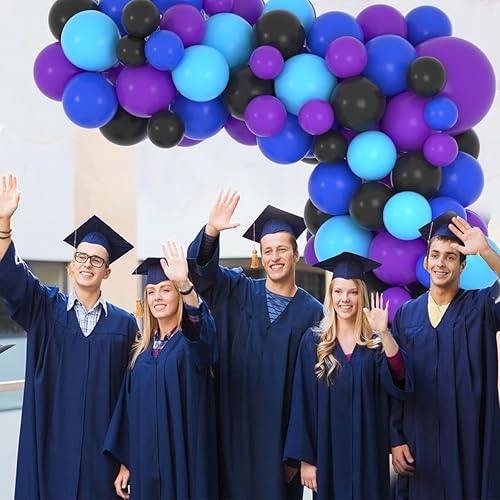 Miniatura 25 de Kit de arco de guirnalda de globos rojos, azules, verdes y blancos, 137 globos rojos, verdes y azules, amarillos, blancos, para carnaval, circo