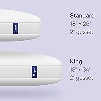 Vista 7 de Casper - Almohada de espuma para dormir, tamaño King, color blanco