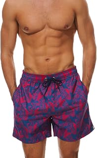 Men's Shorts Leisure Swim Trunks Quick Dry Beach Surfing Running Swimming Cards with Pockets Beach Shorts Swim Trunks, bird