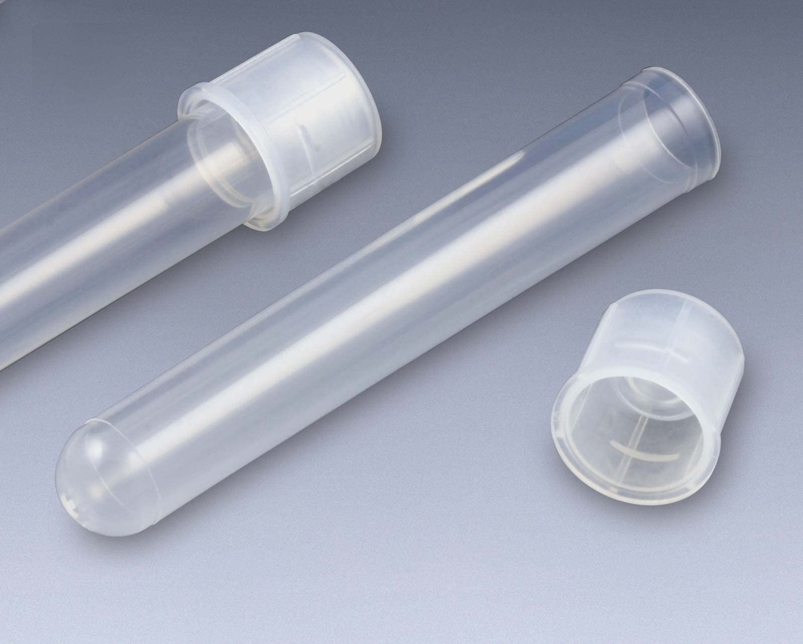 Globe Scientific 110406 Polypropylene Test Tube with Separate Dual Position Snap Cap, 5mL Capacity, 12mm Diameter, 75mm Height, Pack of 1000