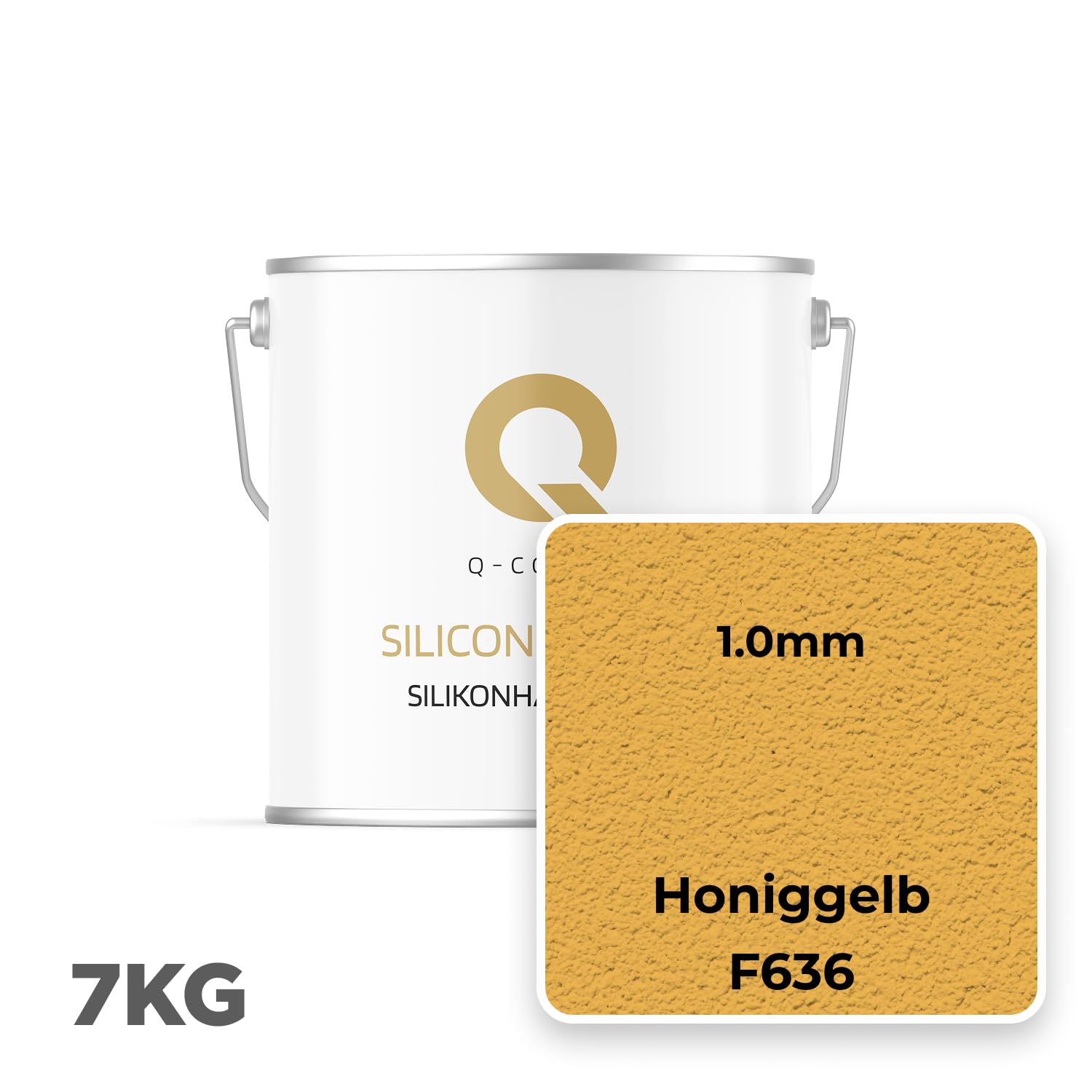 Intonaco In Resina Siliconica Giallo Intenso F636 7kg 1mm
