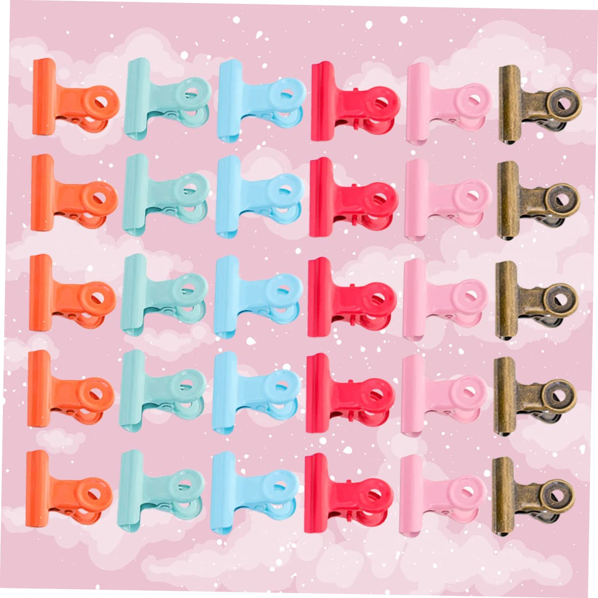 NUOBESTY 120pezzi Clip Metalliche Per Documenti Clip Scrivania Per e Scuola Colori Organizzazione Prezzi