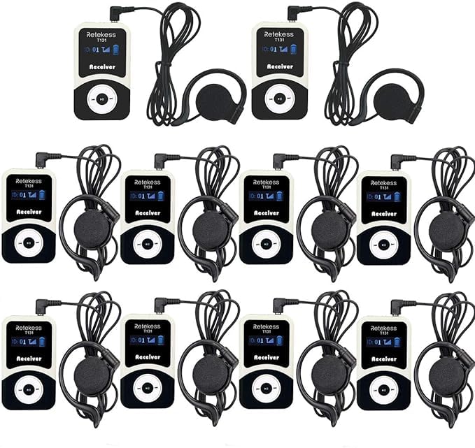 Battery life indicator for T130 transmitter and T131 receiver
