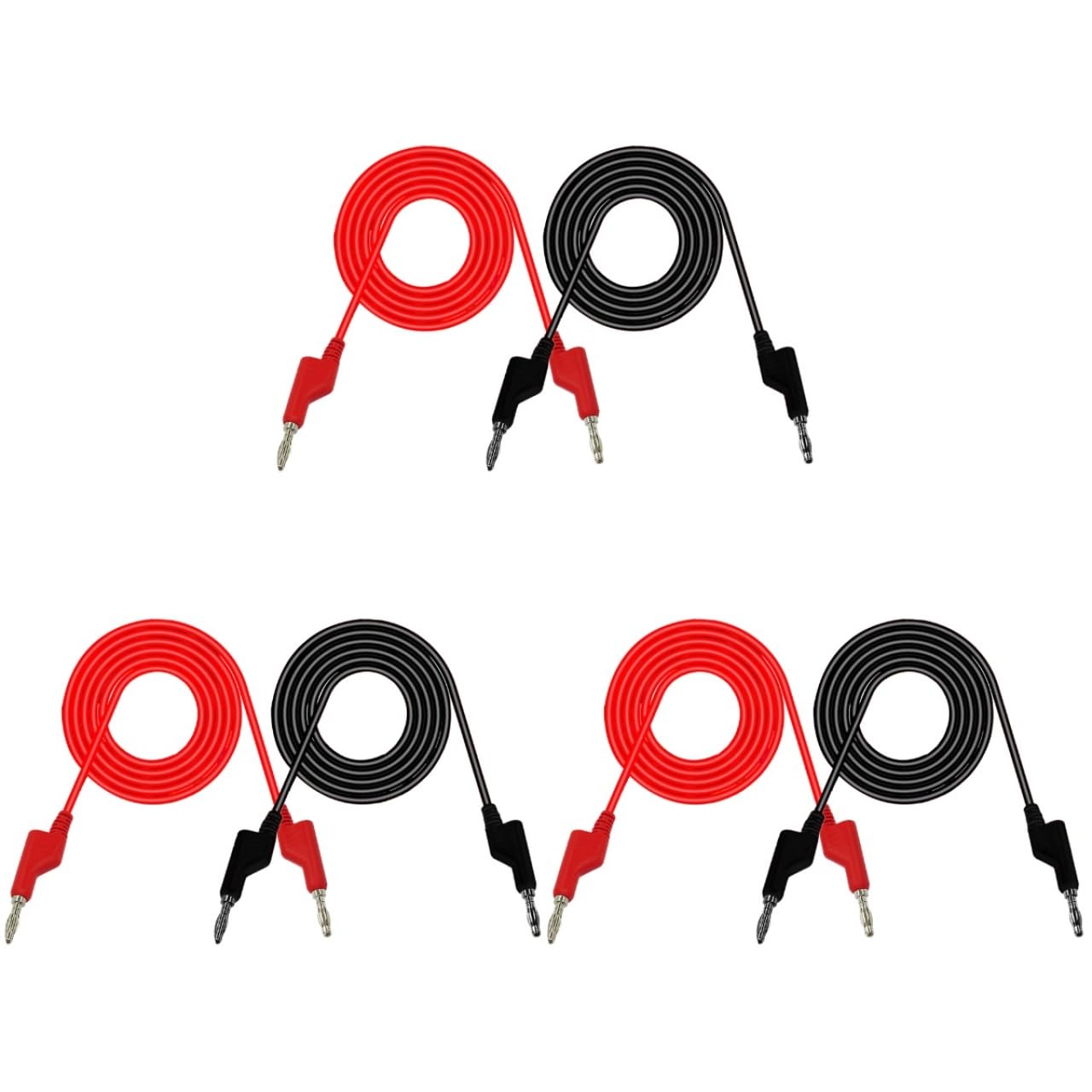 UPKOCH 3sets Banana Test Kabel Multimeter Test Kabel Kit Linie Für Physik Labor 2 Stücke * 3