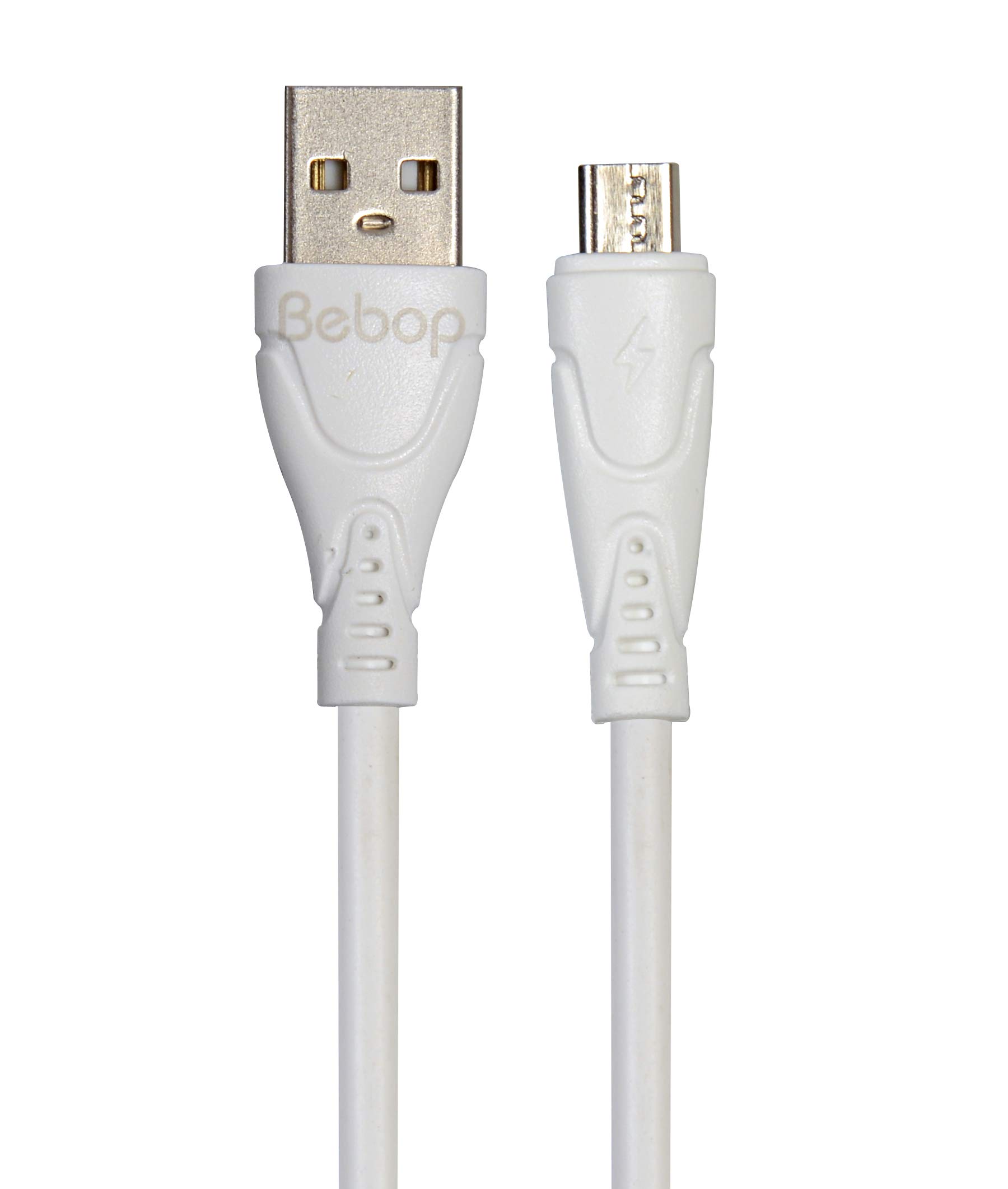 Bebop Micro USB Cable 2.4A Fast Charging, Data Transmission 480 mbps speed 1500 mm Thickness Extra Tough Unbreakable PVC Braided 1.5 Meter compatible to 3A chargers for Android Devices (White) (B08W8D1CG1) Amazon Price History, Amazon Price Tracker