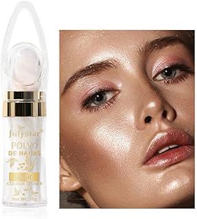 6 色妖精パッティングパウダーフルボディハイライトブライトニング三次元ピクシーグリッターパウダーガールパールメイクアップツール