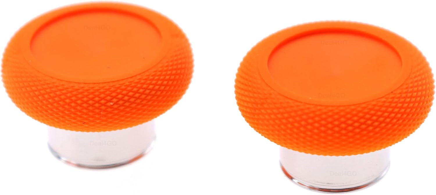 Deal4GO 2-pack SHORT Concave Magnetic Analog Thumbsticks replacement for Xbox Elite Wireless Controller Series 2 - Orange, 1797STS2P