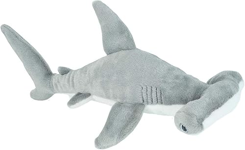Wild Republic Hammerhead - Peluche de tiburón, peluche de peluche, regalos para niños, Cuddlekins de 13 pulgadas