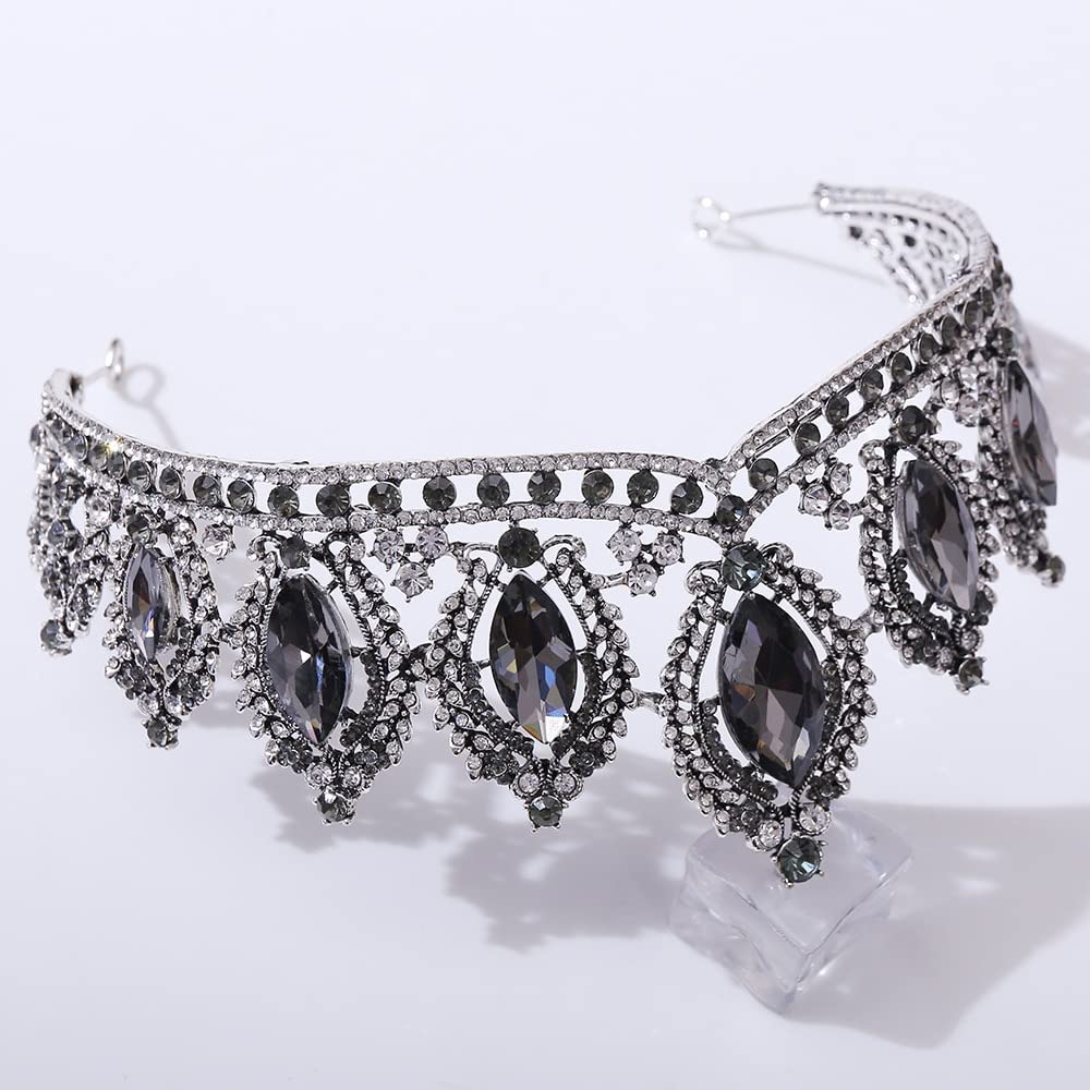 Handgemaakt Antieke bronzen bruiloftskronen tiaras prinses