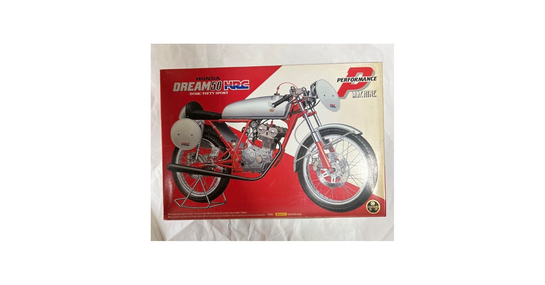 ホンダ - ◆新品　ホンダ ドリーム 50 HRCレーシングパーツキット プラモデル バイク Amazon | ホンダ ドリーム 50 HRCレーシングパーツキット