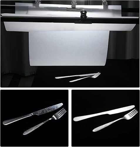 Miniatura 7 de Paquete de 10 láminas de filtro de película de difusión de 15.7 x 19.6 pulgadas, rollo difusor de gel de iluminación, difusor de luz, rollo de hojas