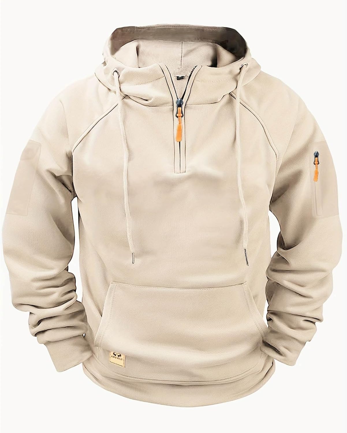 Men's Tracksuits Outfits Set Quarter Zip Tactical Hoodie and Cargo Sweatpants Fall Winter OutdoorHiking Jogging Suits