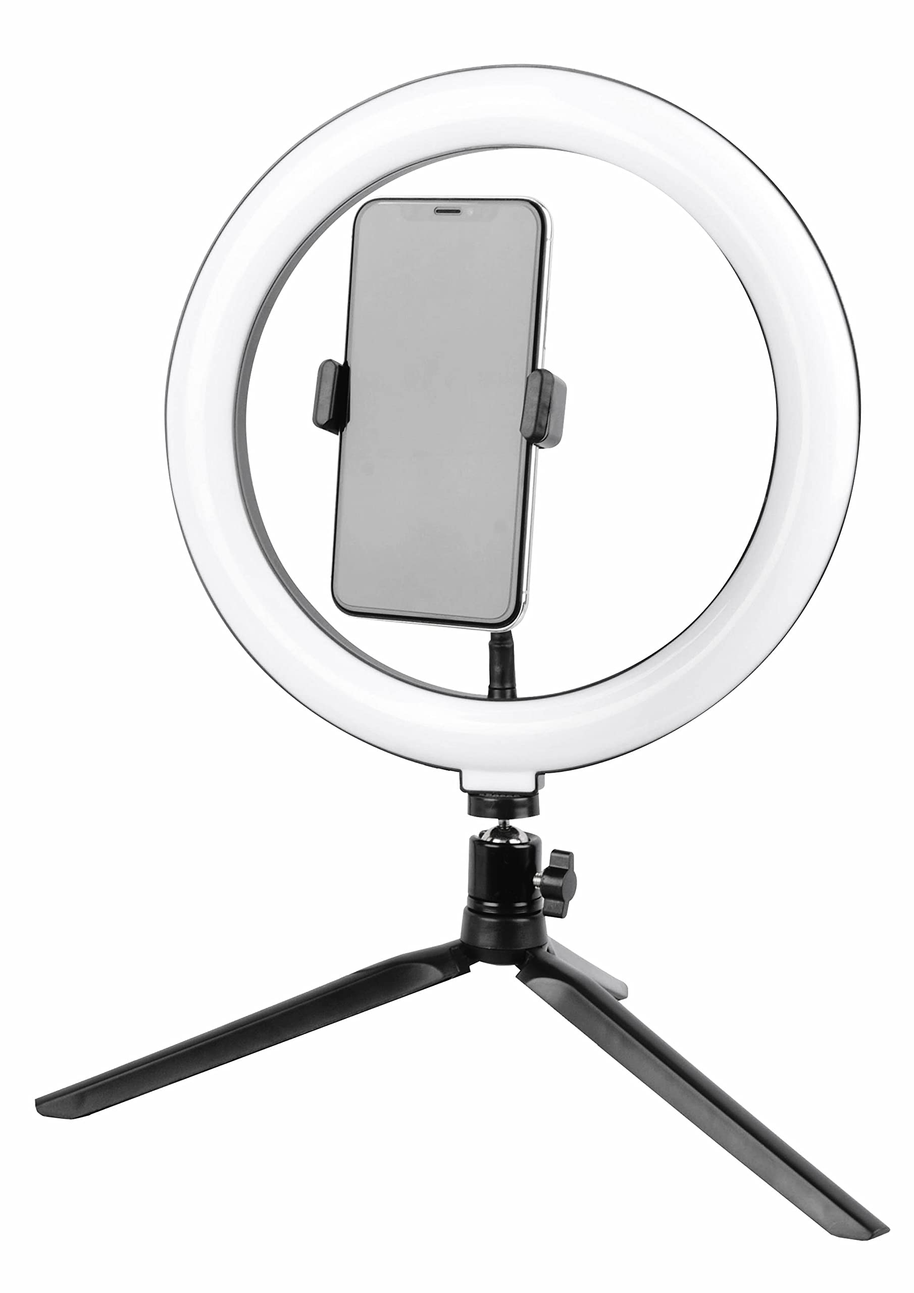 Jocca - Ring Light for TIK Tok Mobile Phone | Tripod with Light Ring | Universal Non-Slip Mount | 360 Rotation | Selfie Stick Tripod | Ring Light