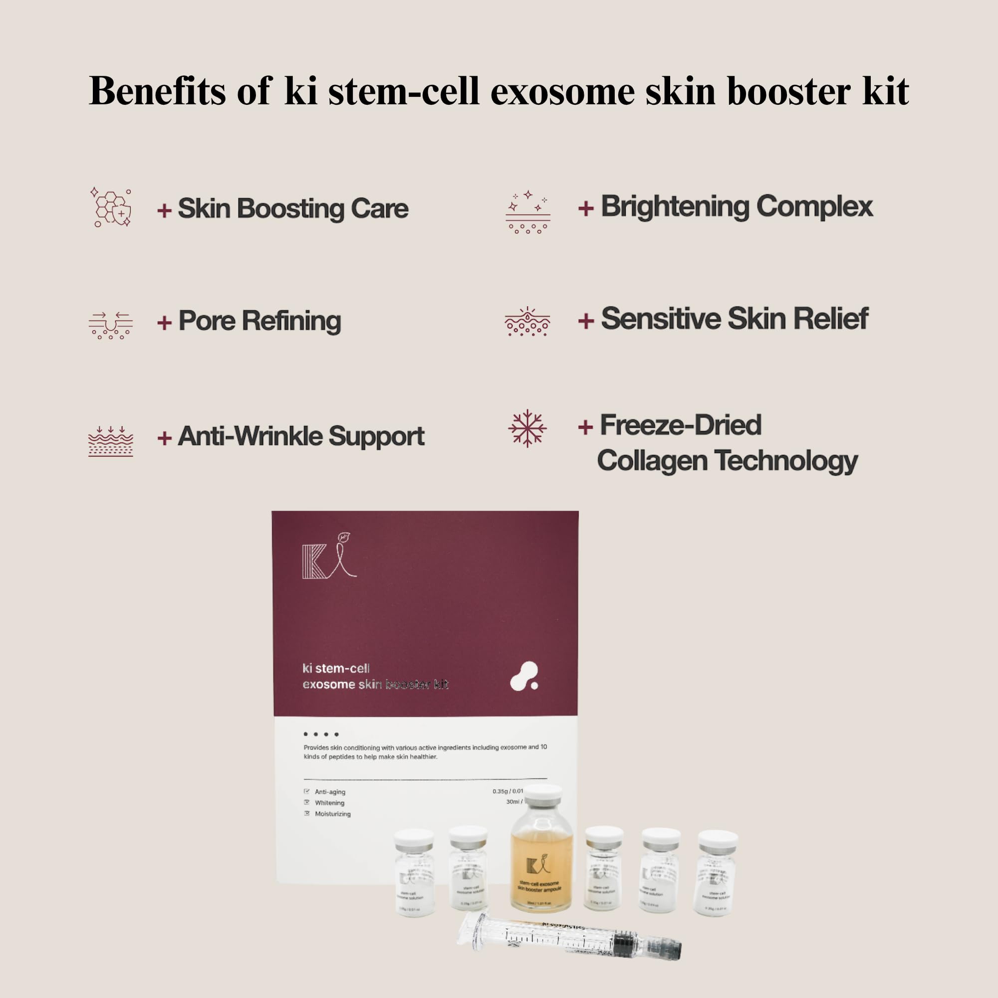 Amazon.com: Stem-Cell Exosome Skin Booster Kit Booster Ampoule