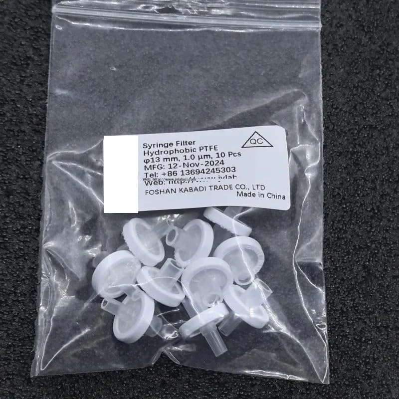 Laboratory Nylon Syringe Filter, Ruhr Lock Diameter 13mm 0.1 0.22 0.45 0.8 1 1.2 3 5 10 Micron Needle Filter 10/PK(5 Micron)