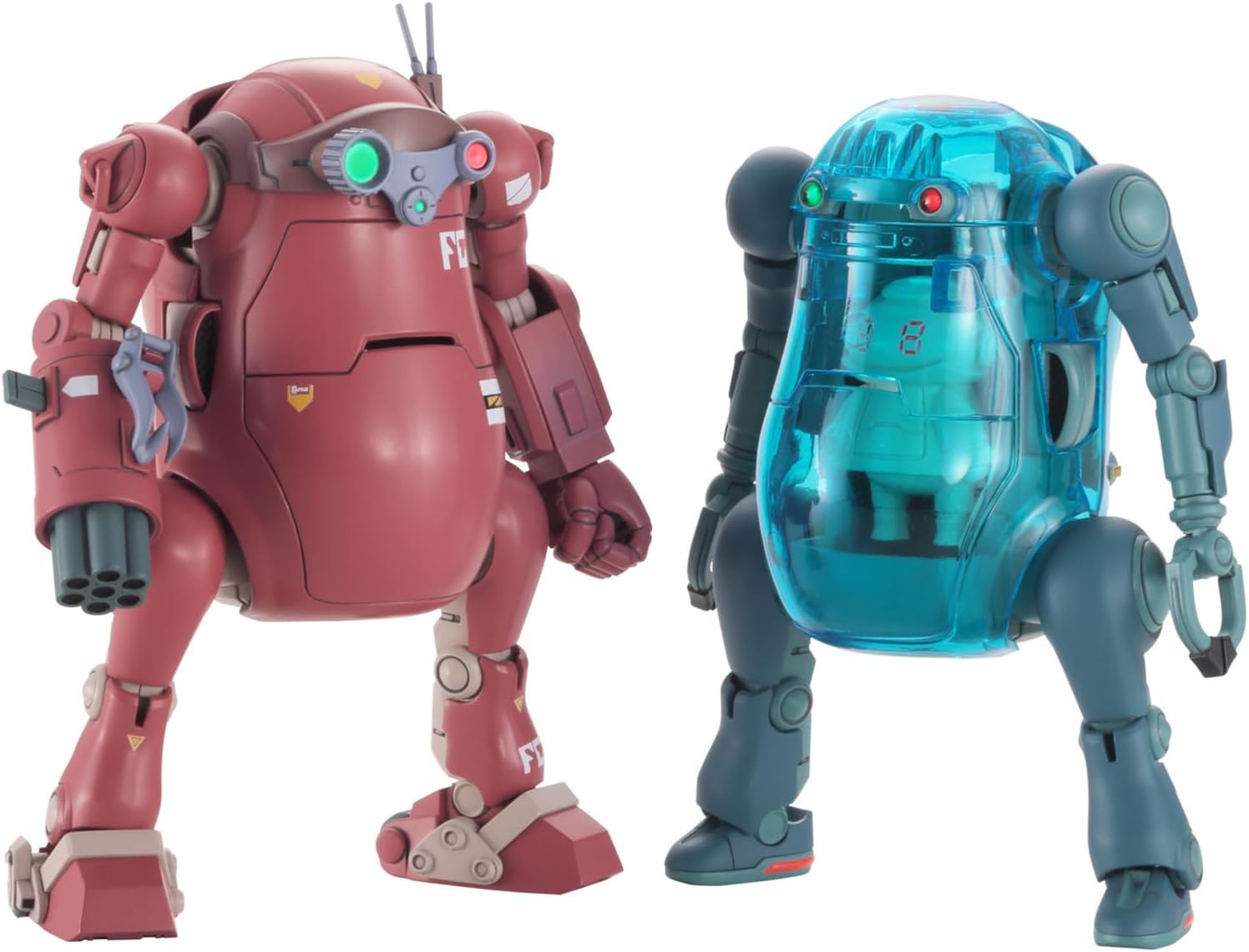 Hasegawa 120116 664811 1/35 MechatroWeGo Votoms Collab Series 2, Bruthsdog & DIDILIUMCAPSULE, Multi-Coloured