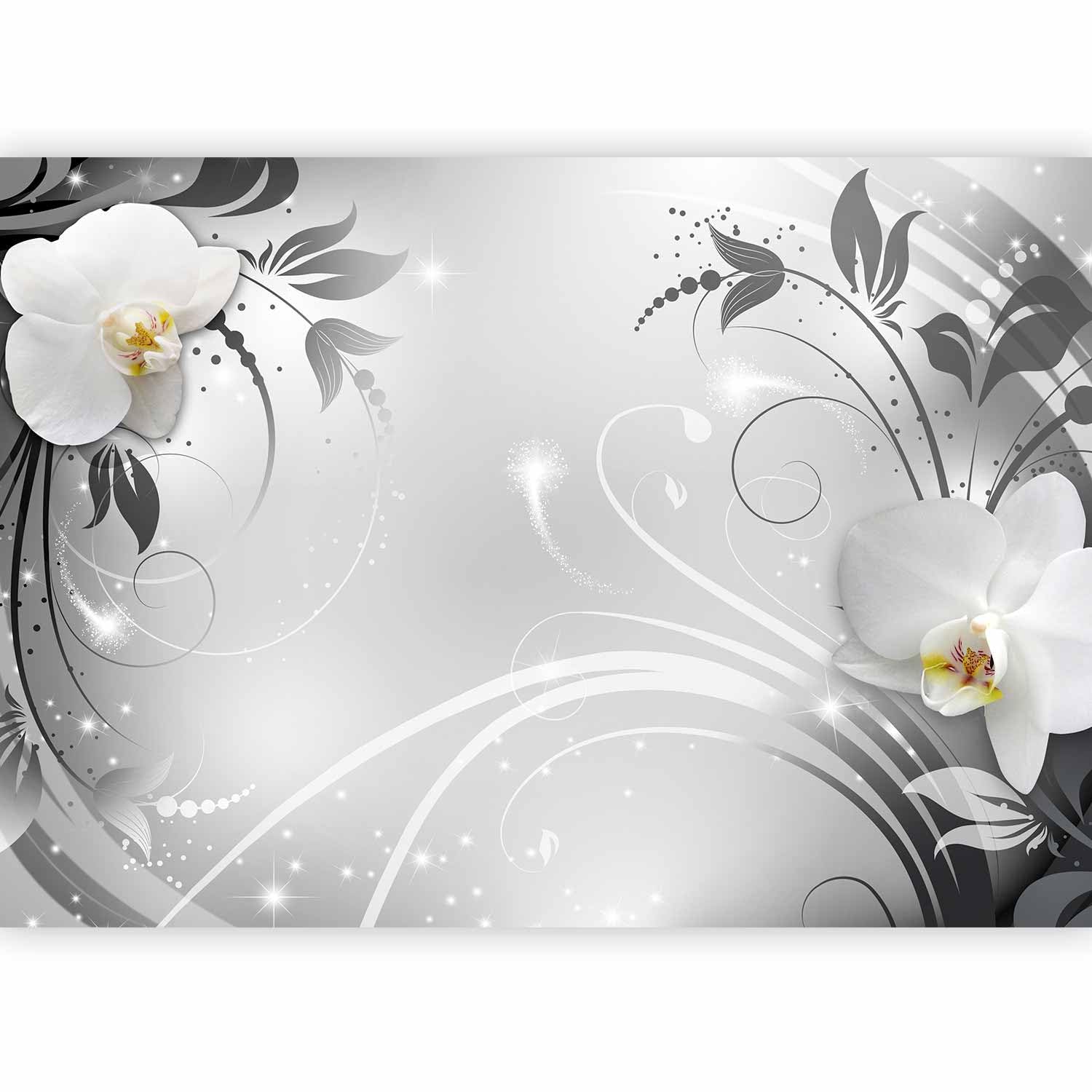 Fototapete murando 400x280 cm Vlies Tapeten Wandtapete XXL Moderne Wanddeko Design Wand Dekoration Wohnzimmer Schlafzimmer Büro Flur Blumen Orchidee b-A-0060-a-b