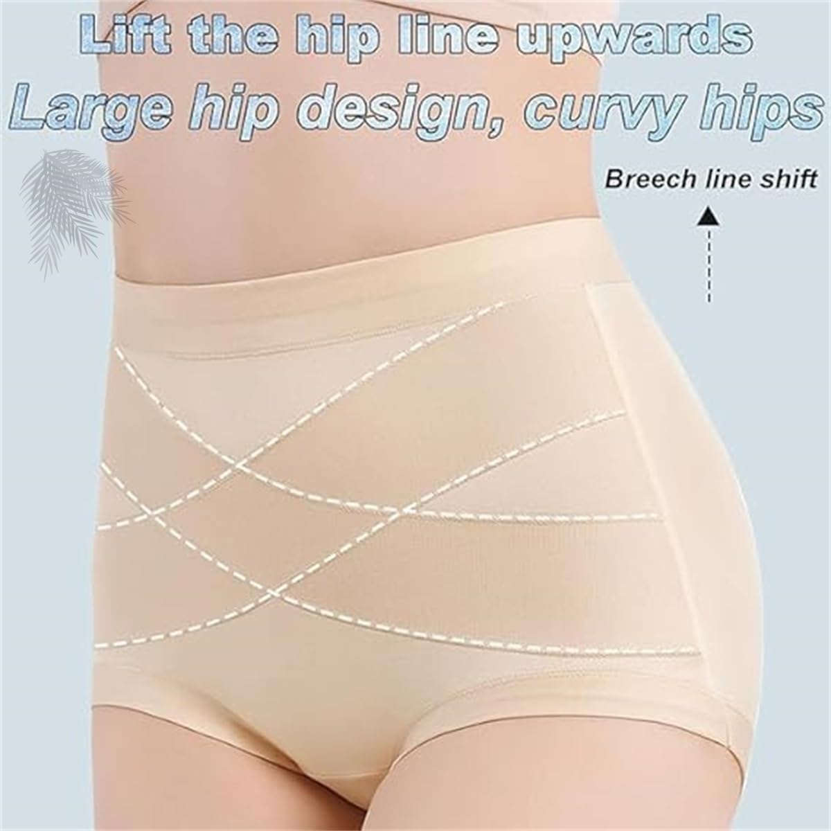 Ropa interior moldeadora a prueba de fugas para mujer, cintura alta, sin costuras, con control de abdomen, cobertura completa, algodón suave