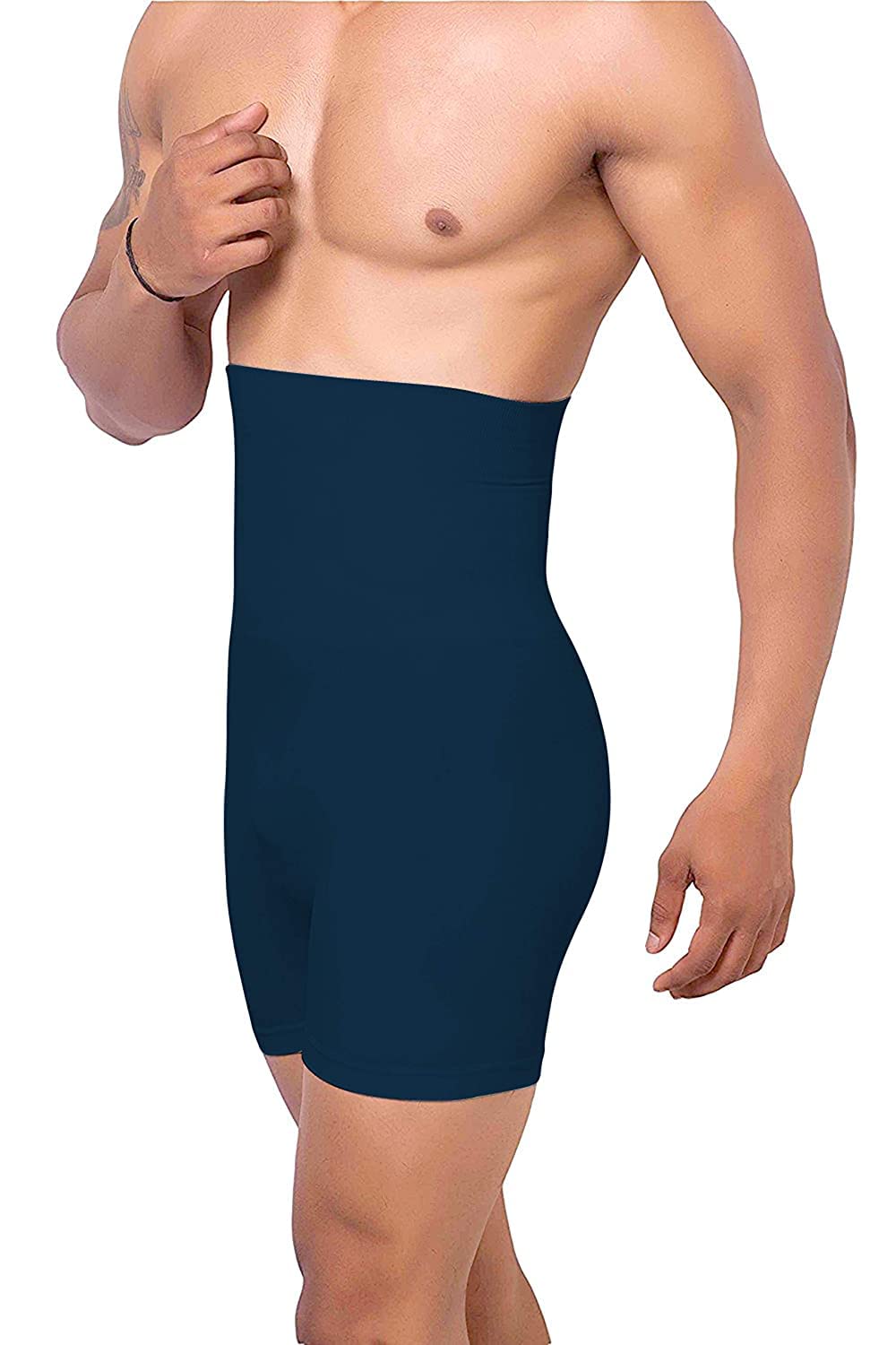 RVHMen's Seamless Microfiber Tummy Tucker Control Brief