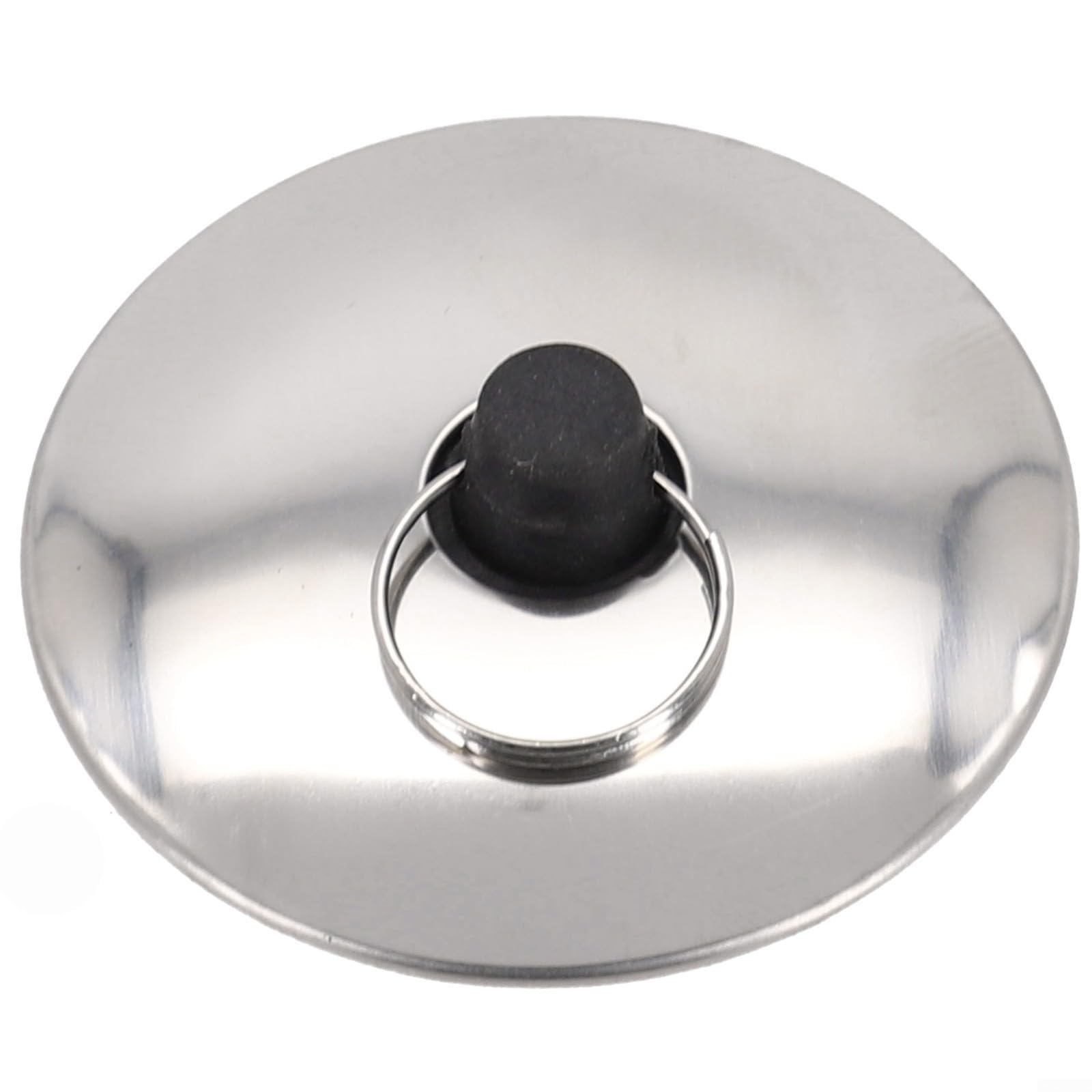 Tapón De Goma Para Desagüe De 40 Mm – Con Anillo De Acero Inoxidable, Evita Fugas En Fregaderos, Bañeras Y Lavadoras