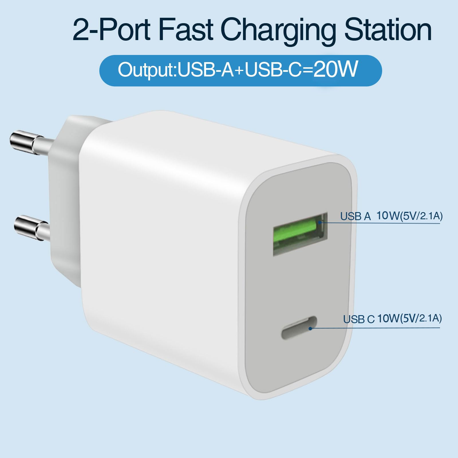 Chargeur Pour Téléphone Mobile Swissten Chargeur Secteur USB Type C 20W Power Delivery Recharge