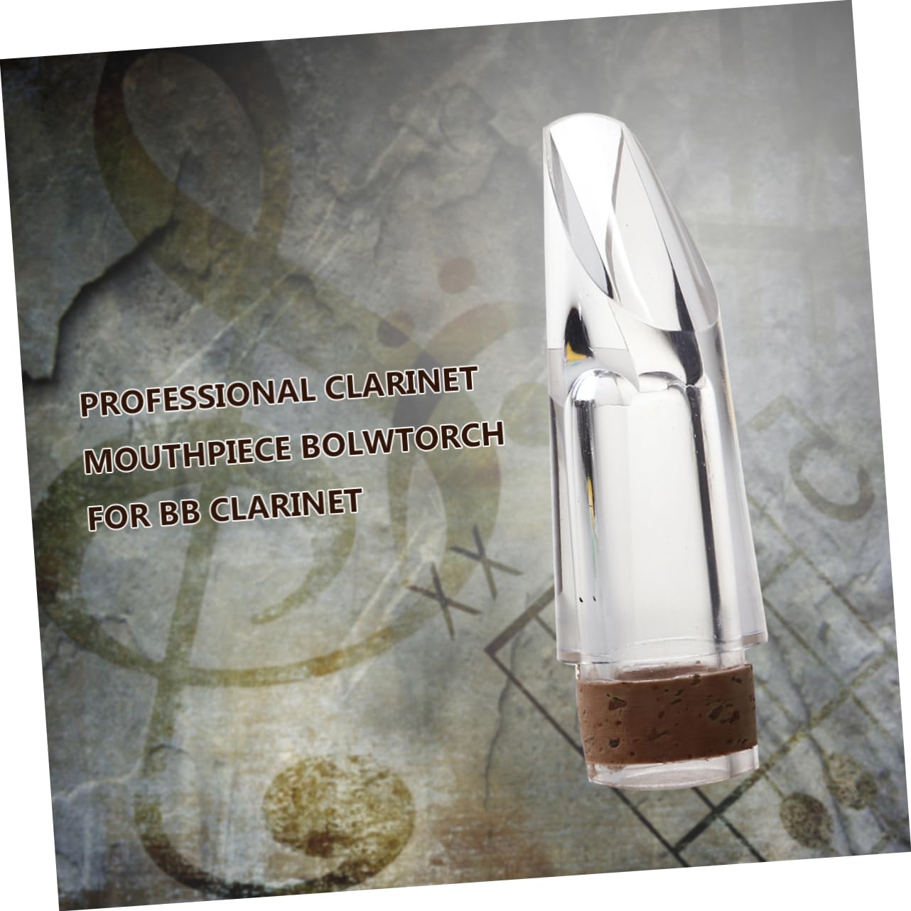 ibasenice 3pezzi Boccaglio Professionale Per Clarinetto Sib Trasparente Resistente Compatibile Con Clarinetti Suono Metallico Con Controllo
