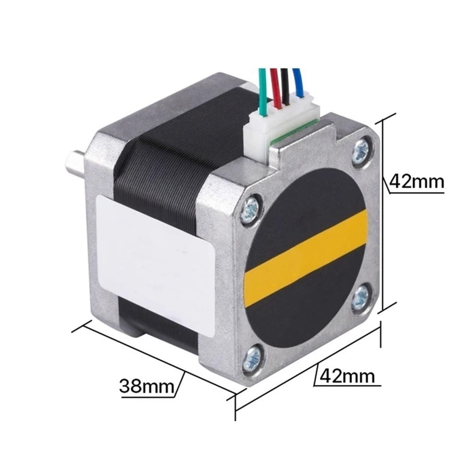42mm Flange Step Motor Kit 0.4N.m 1.5A Nema 17 Open Loop Stepper Motor 1.0A-5.0A 18-50V DC Step Driver for 3D Printer Scena Montaż