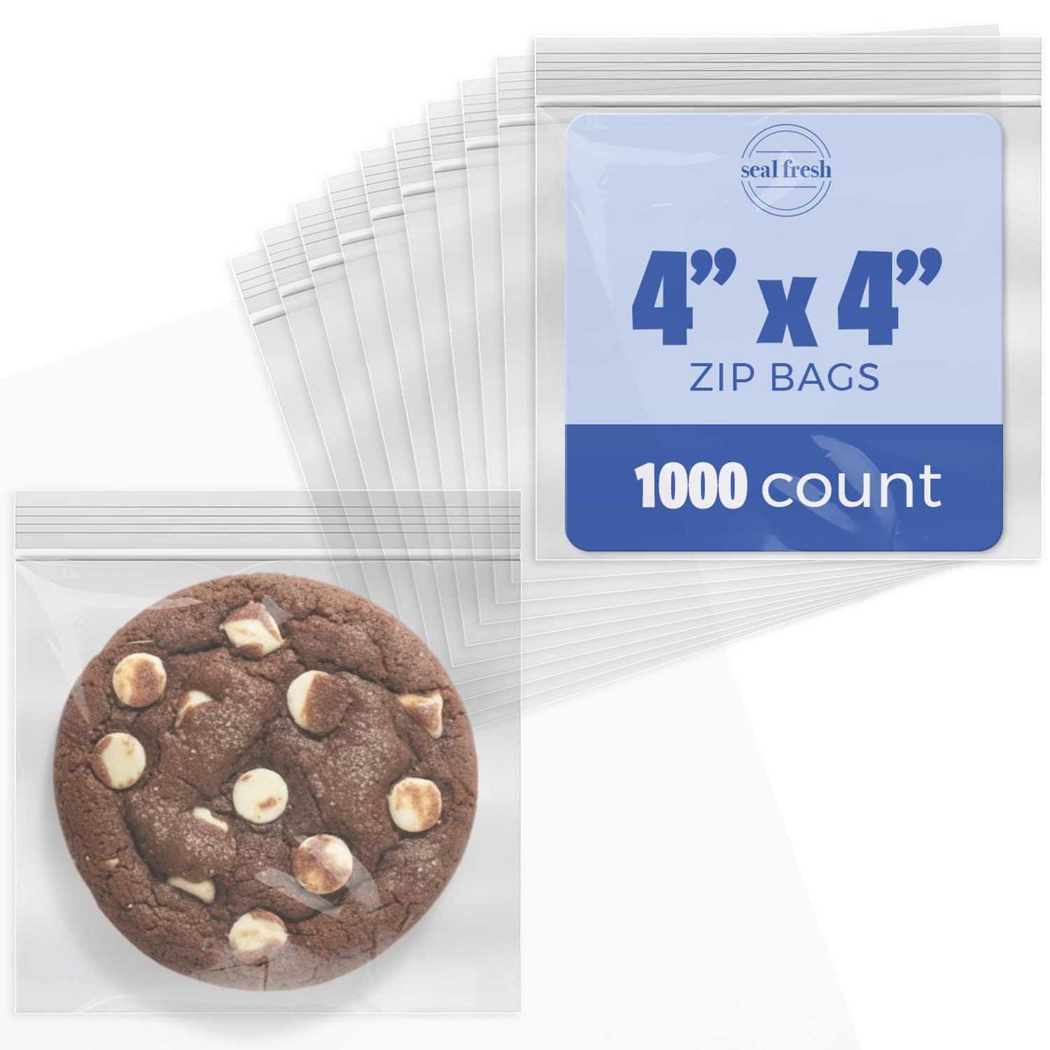 ニュークリアフォージ Amazon.com: Seal Fresh Zip Bags – 4x4 Inches (1000 Count), 2 Mil