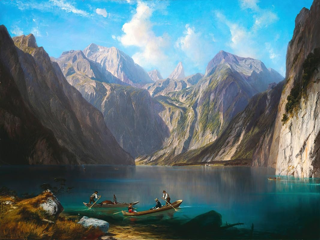 Amazon.com: Konigsee (ca. 1873) Poster Print by Willibald Wex (18
