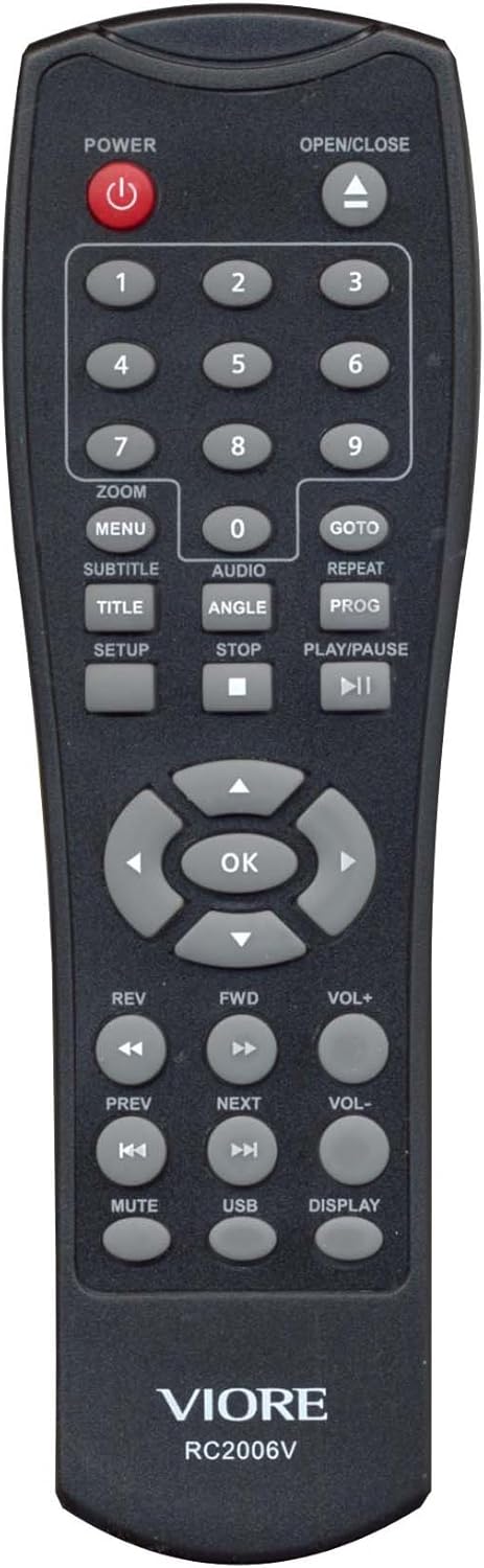 Viore DVP405V DVD Player with 1080p Upscaling and HDMI, Black