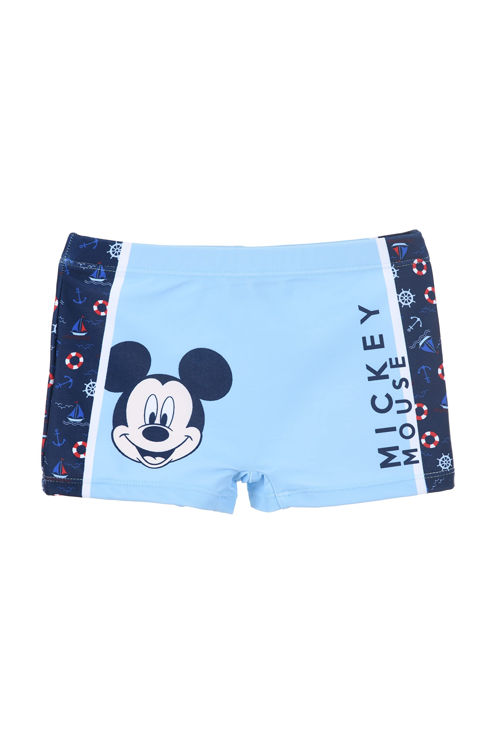 Disney Mickey Mouse Bañador Niño, Bañador Natación Infantil, Shorts de Baño Clasicos, Secado Rápido, Tallas 3 a 8 Años